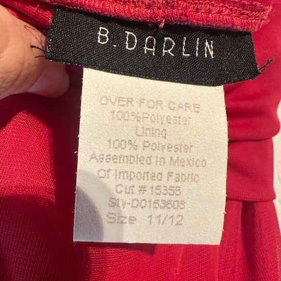 B Darlin Ruby Halter Prom Dress - Picture 6 of 10